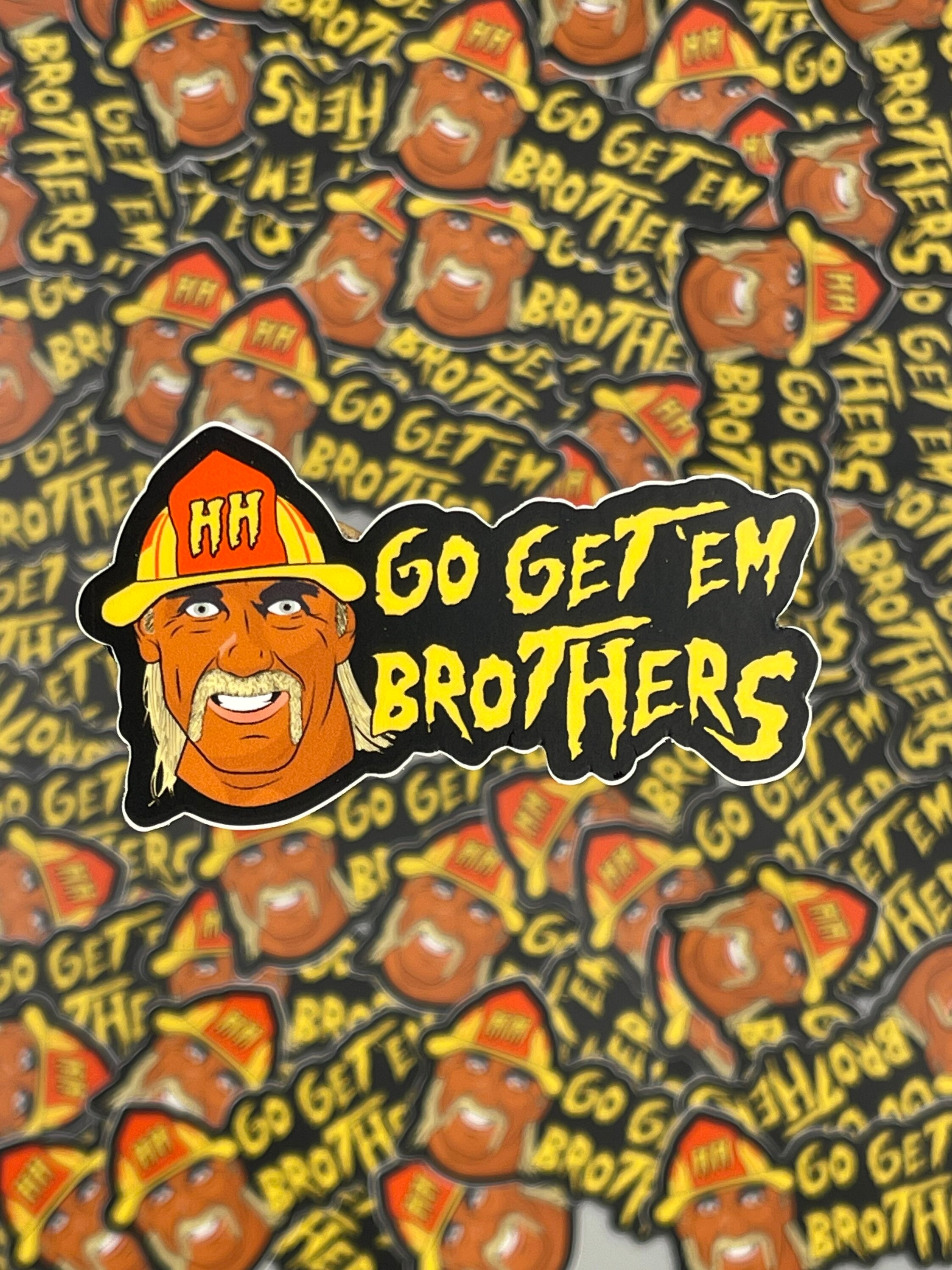 Go get em brothers hulk hogan sticker etsy
