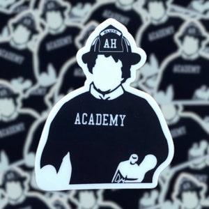 Animal House “Academy” firefighter Sticker