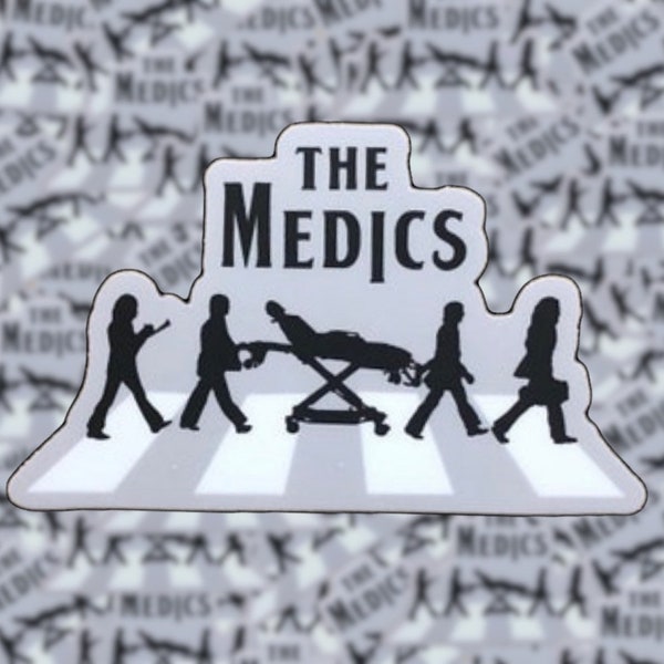 The Medics - EMT Paramedic Abbey Road sticker