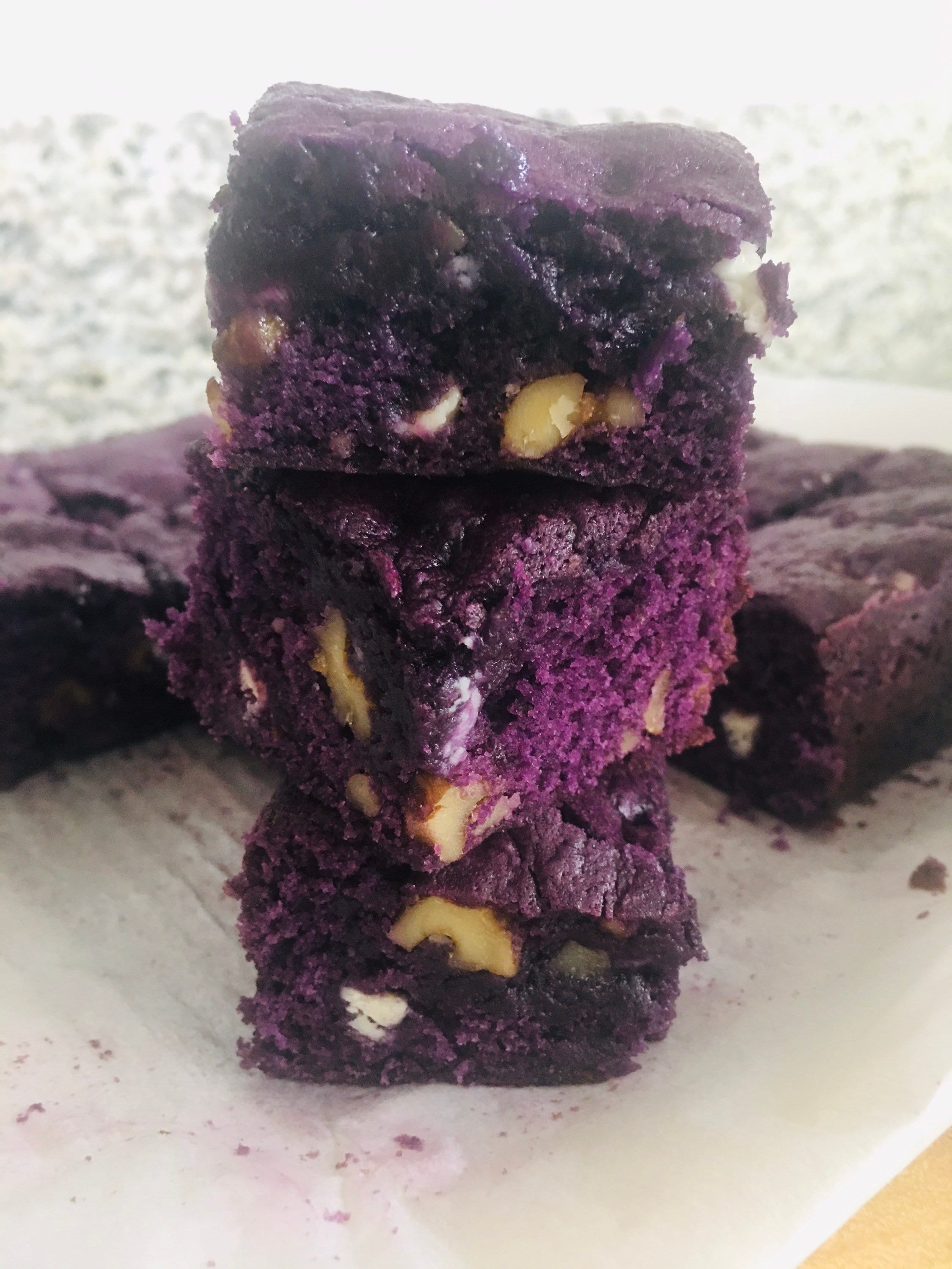 Ube Walnut Brownies Etsy
