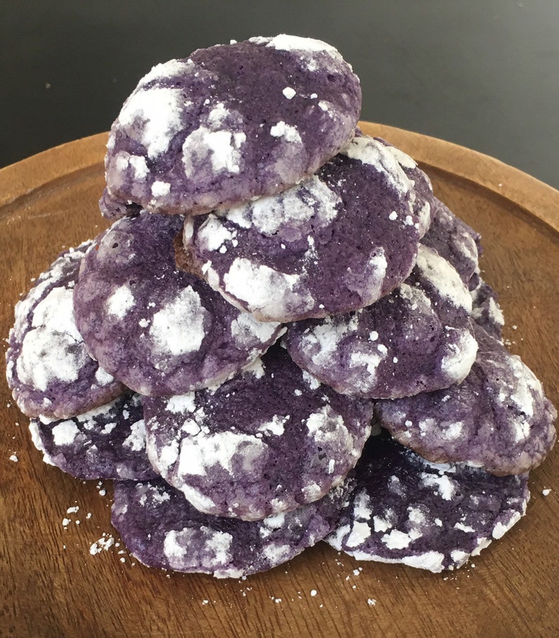 Ube Crinkles Cookies Etsy