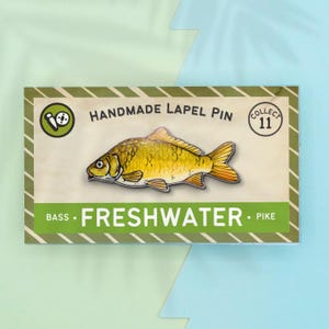 Common Carp Fish Lapel Pin