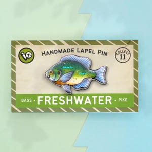 Bluegill Fish Lapel Pin