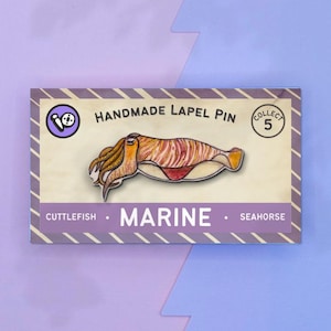CuttleFish Lapel Pin