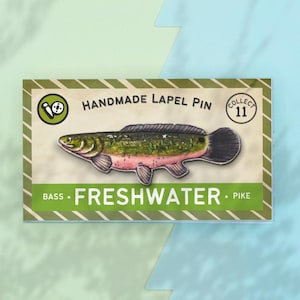 Bowfin Fish Lapel Pin