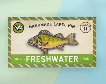 Perch Fish Lapel Pin