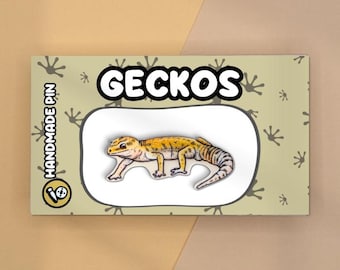 Leopard Gecko Lapel Pin