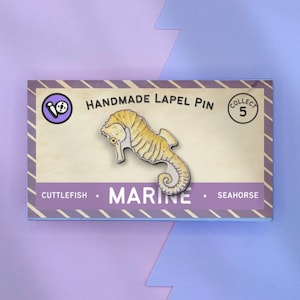 Seahorse Fish Lapel Pin