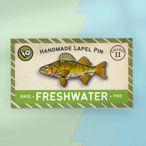Perch Fish Lapel Pin