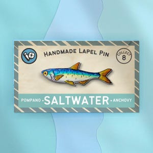 Anchovy Fish Lapel Pin