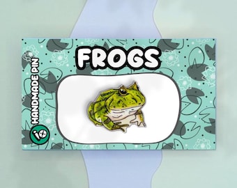 Pacman Frog Lapel Pin