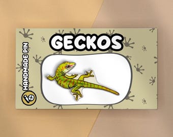Day Gecko Lapel Pin