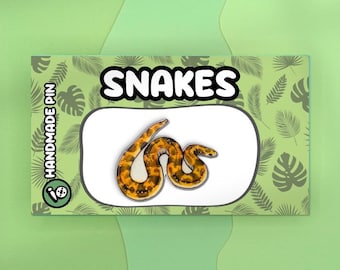 Sand Boa Snake Lapel Pin