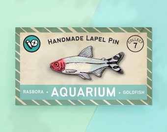 Rummy Nose Tetra Fish Lapel Pin