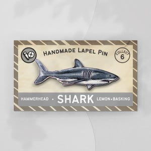 Great White Shark Lapel Pin