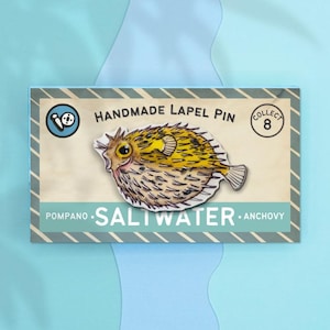 Puffer Fish Lapel Pin