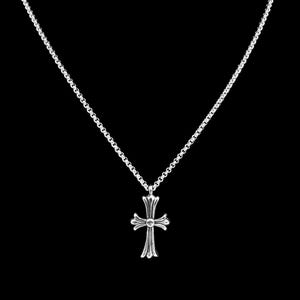 CH stainless steel Cross Pendant necklace dainty chain gothic style Y2K alternative Jewelry Birthday Gift