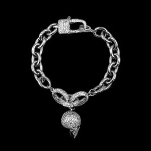 Skull bracelet, silver skulls, punk bracelet, mens bracelet, women&#39;s bracelet, mens jewelry, biker jewelry, goth bracelet, gift ideas