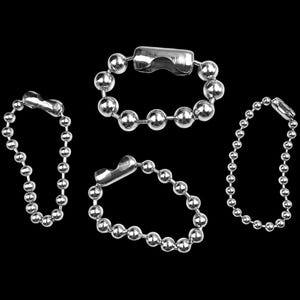 Ball Chain Bracelet / Stainless Steel/ Beaded Chain/ Silver Ball and Chain Bracelet / Chunky Ball Chain / Grunge / 5mm, 8mm, 10mm, 12mm