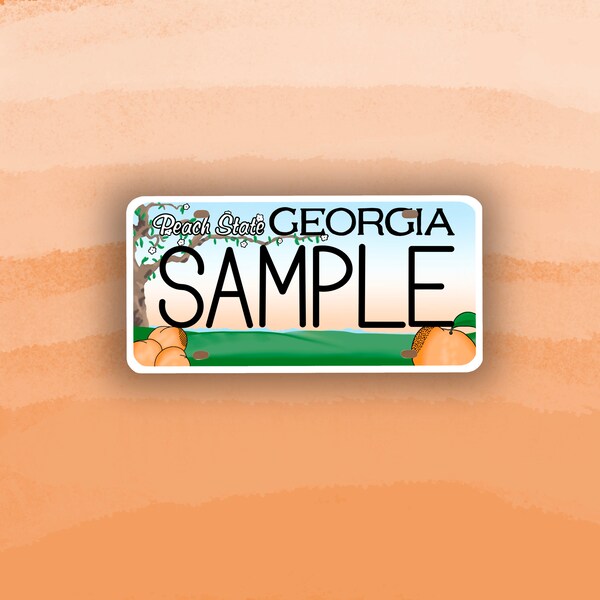 State Plate Etsy