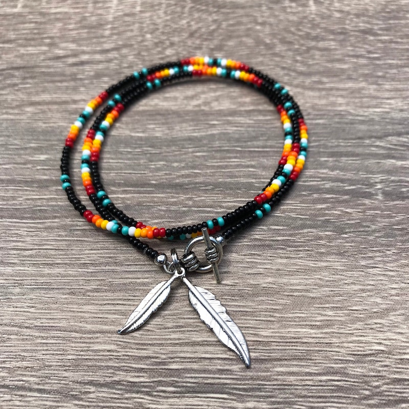 Native American Beaded Bracelets Etsy Native american beaded bracelets etsy