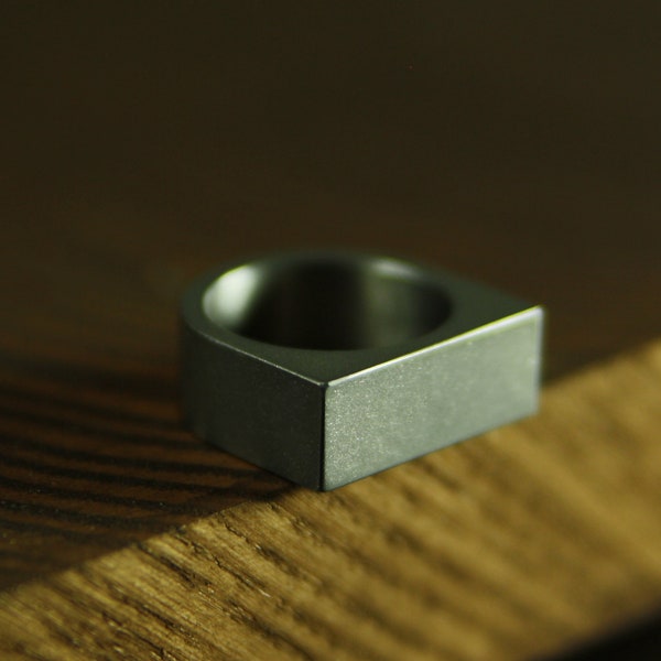 Stainless Steel Ring, Gift for Him, Minimalist Jewelry, Men's Wedding Band, Handmade