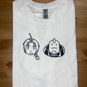 Fullmetal Alchemist Brotherhood Anime T Shirt 100% Algodão