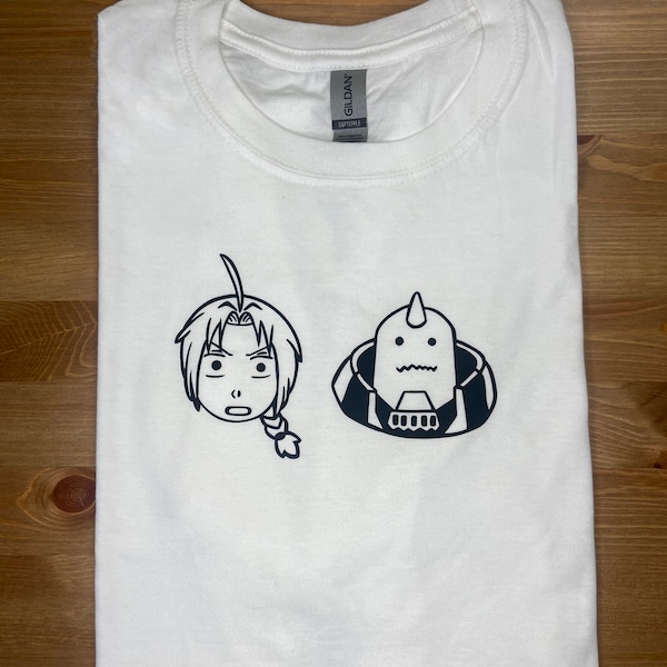 Ed and Al Brotherhood Shirt, Anime, Unisex, Full Metal Alchemist