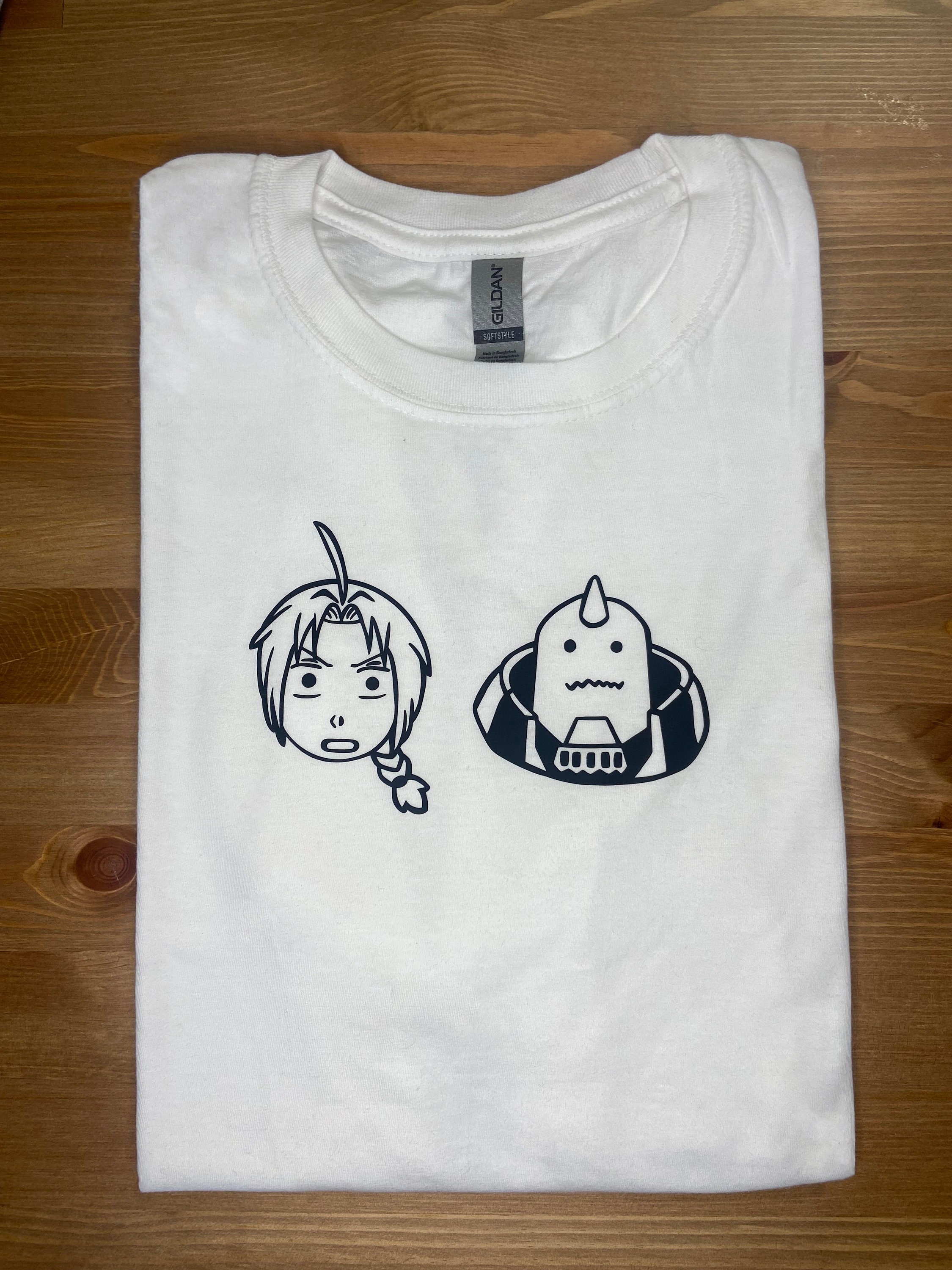 Fullmetal Alchemist Brotherhood Anime T Shirt 100% Cotton