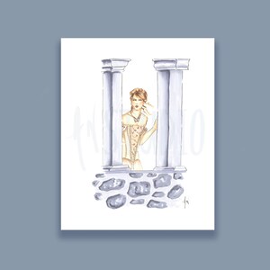 It&#39;s a Love Story Art Print, Eras Romeo and Juliet inspired fashion illustration print