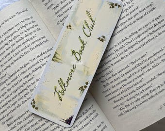 Music Inspired Bookmark: Folkmore Book Club Gift