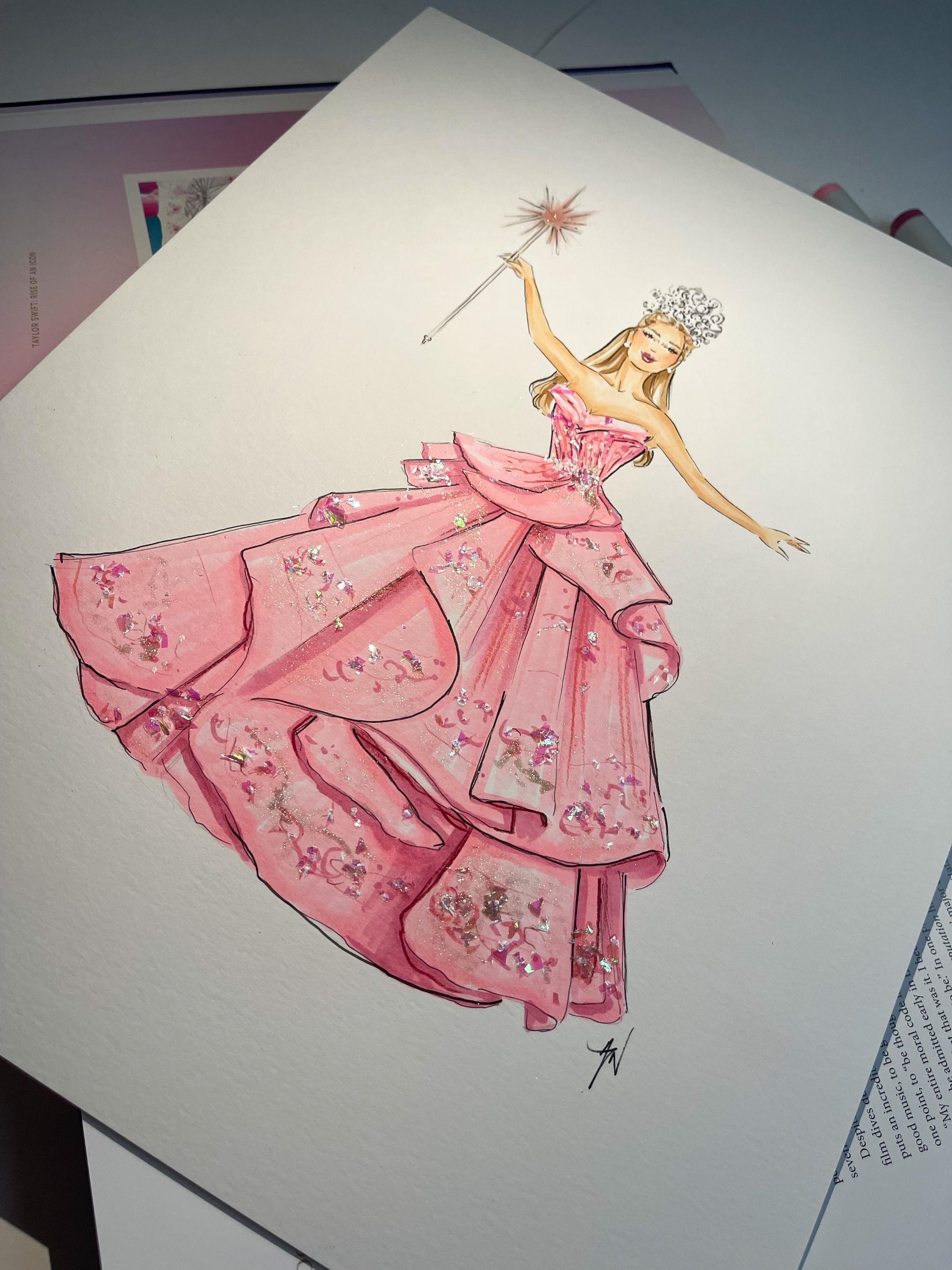 Original Good Witch Fashion Art, Musical Inspired Fashion