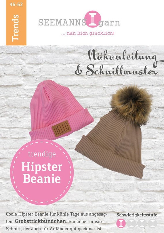 Paper Pattern \u0026 Manual Hipster Beanie 
