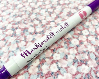 Markierstift selbstlöschend in violett - SEEMANNSgarn