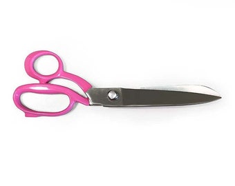 Left-handed fabric scissors 10" 25 cm - hand-forged version