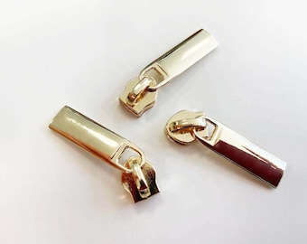 Zipper for 6 mm zippers - gold
