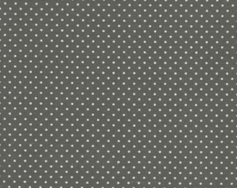 Wachstuch - Oilcloth Dots Charcoal | Au Maison