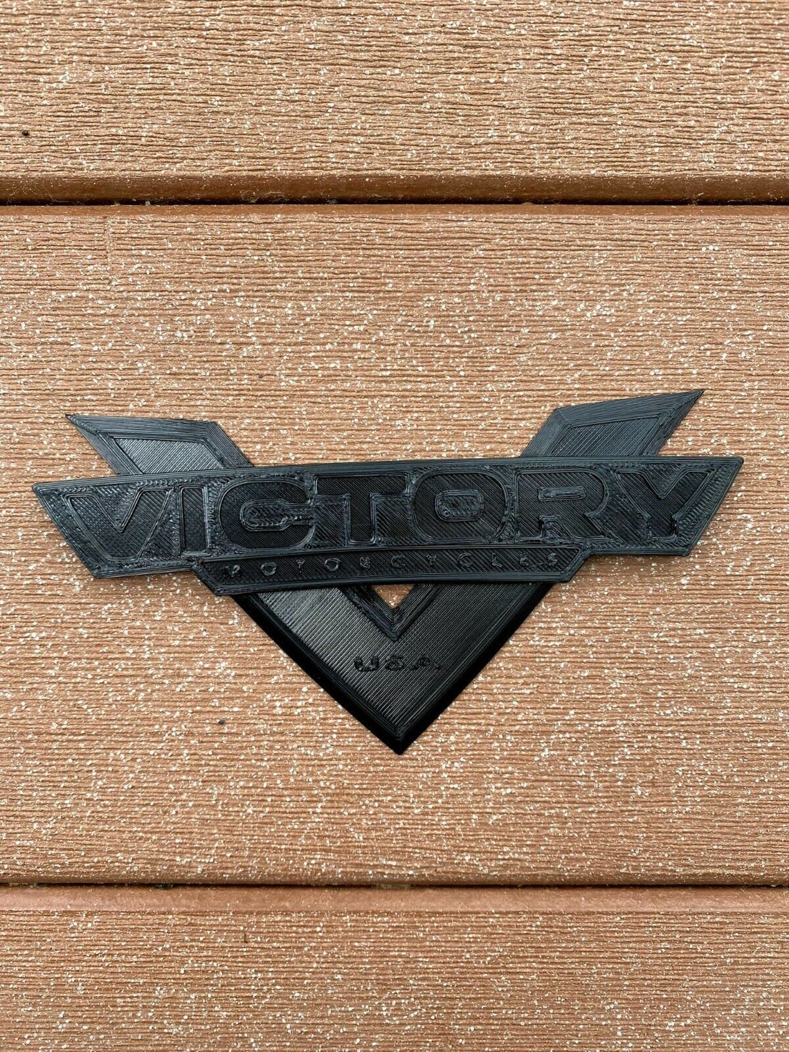 Victory Motorcycles Emblem Black Badge Logo Decal Triumph Etsy