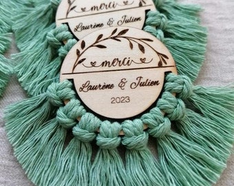 Boho-Magnet-Cadeaux invités Magnet - mariage - magnetic favor - aimant - marque-place - wedding