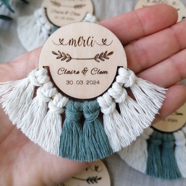 Boho-Magnet-Guest gifts Magnet - wedding - magnetic favor - magnet - place marker - wedding