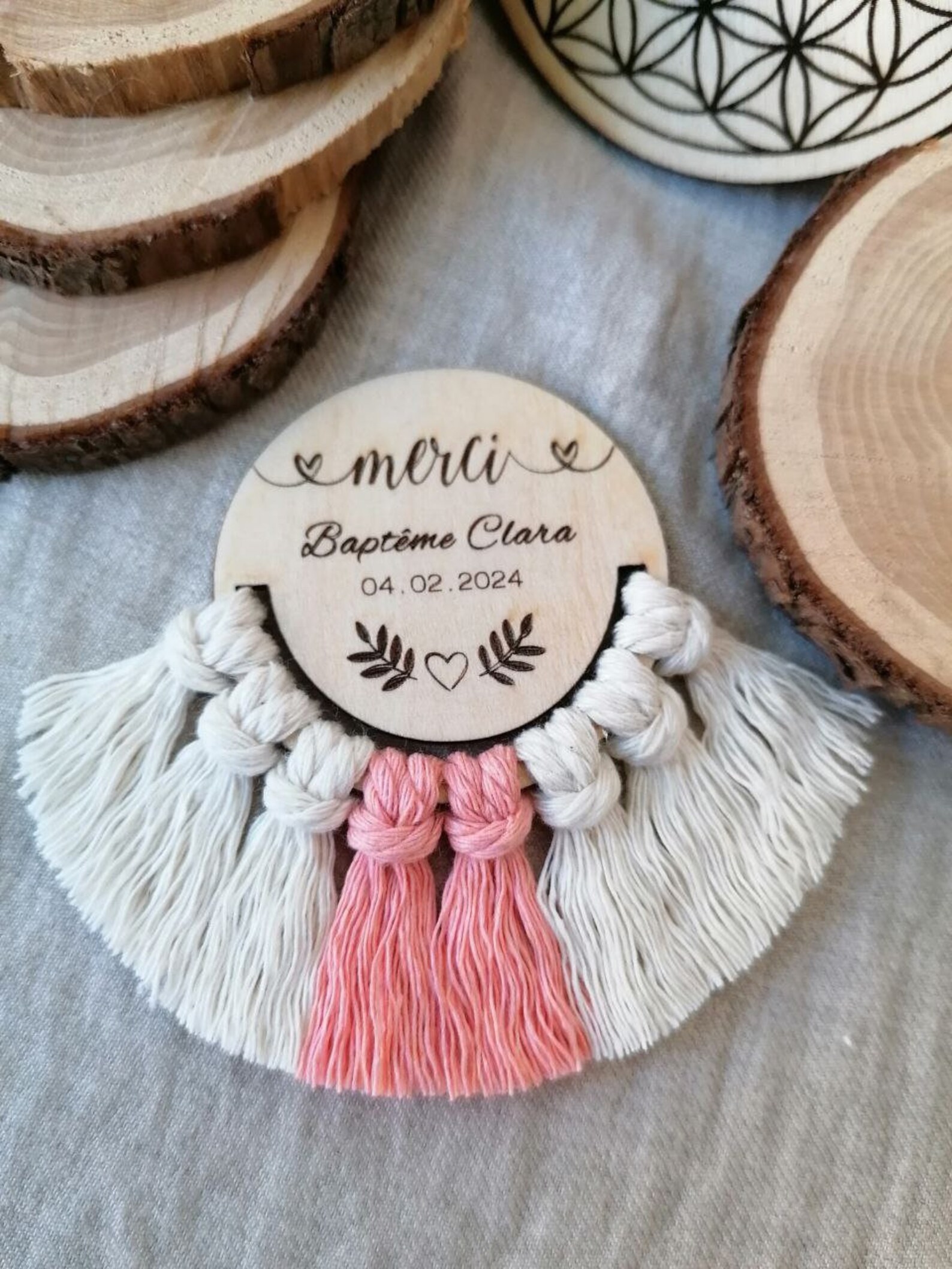 Boho-Magnet-Cadeaux invités Magnet - mariage - magnetic favor - aimant ...