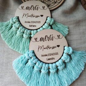 Imán - imán, magnético - Regalos escolares - personalizado - gracias - amante, maestra, atsem, niñera, niñera, guardería