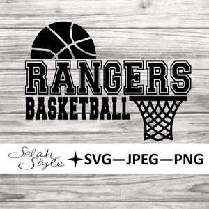 Rangers Basketball Téléchargement numérique, svg, jpeg, png