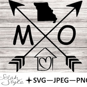 Missouri Home Digital Download SVG, JPEG, PNG