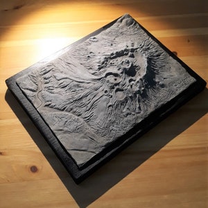Mount Albano-vulkaanmodel (Vulcano Colli Albani modello) Rome, Italië