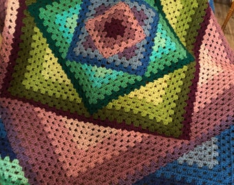 Kaleidoscope Granny Square Pattern Etsy