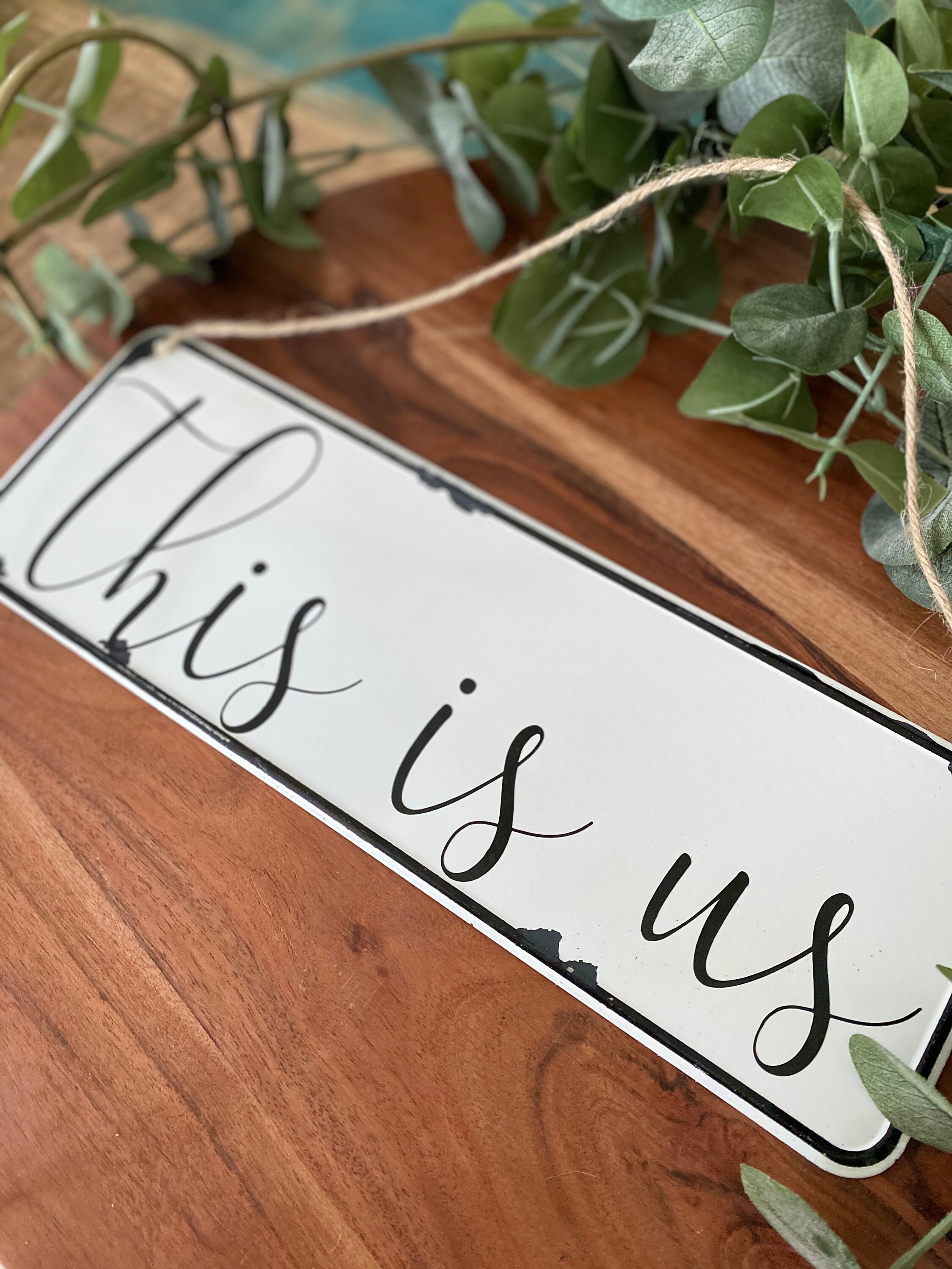 Custom This is Us Sign Sign Farmhouse Sign Etsy