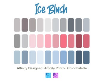 Affinity Designer Color Palette Bundle | Mountain Lake | Color Swatches ...
