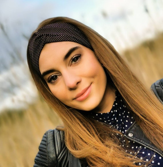 Turban Knot Headband for Women and Girls, Wide Hair Headband  display picture 2