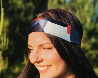 Boho Stirnband, Turban Stirnband, Stirnbänder für Frauen, Seide Stoff, farbige Stirnband, Haar-Accessoires, Jubiläumsgeschenk für Frauen